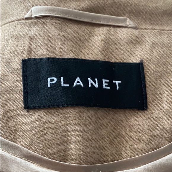 Planet 100% Linen Jacket Plus Size 16 - Picture 6 of 7
